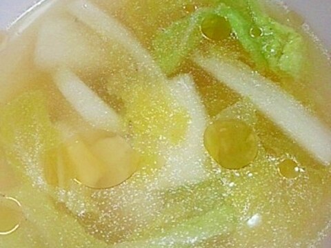 中華スープ☆白菜と大根